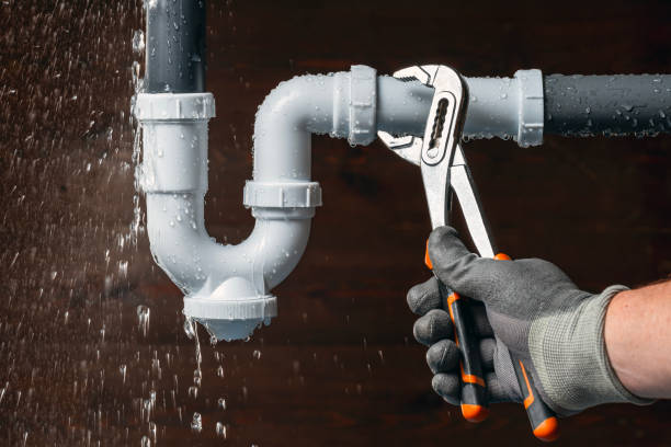 Professional Leak Detection technician working in Apex, NC